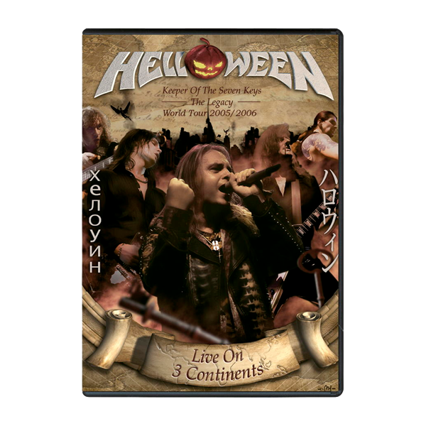 HELLOWEEN - Live on 3 continents, 2DVD + 2CD